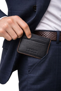 Premium Genuine Leather Card Holder Wallet for Men | Luxury Slim Leather Wallet