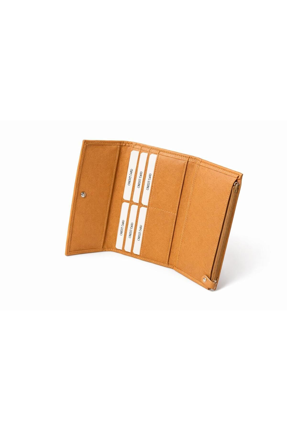 Long Ladies Wallet with Card Slots & Zipper Pocket – Stylish PU Leather Wallet for Daily Use Secondary image