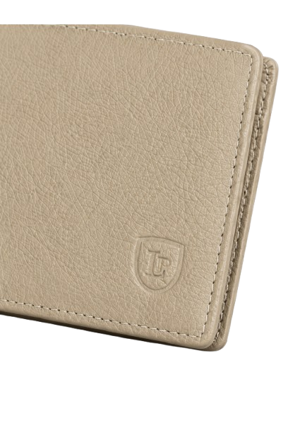 100% Genuine Leather Men’s Wallet – Premium Bifold with ID Window