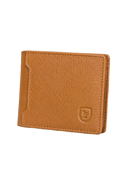 100% Genuine Leather Men’s Wallet – Premium Bifold with ID Window