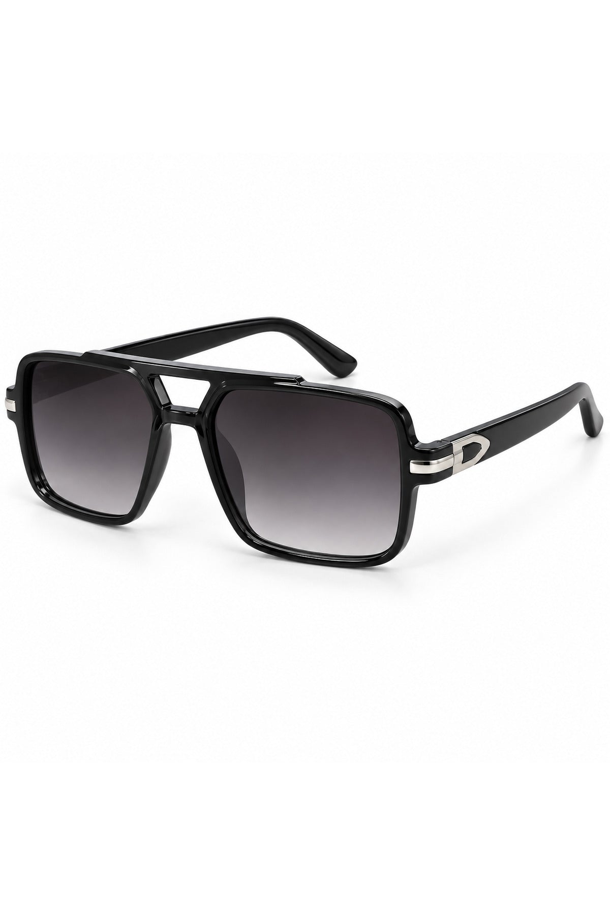NWF-SUNGLS-LSG-6 Black Smoke Grey Gradient 1
