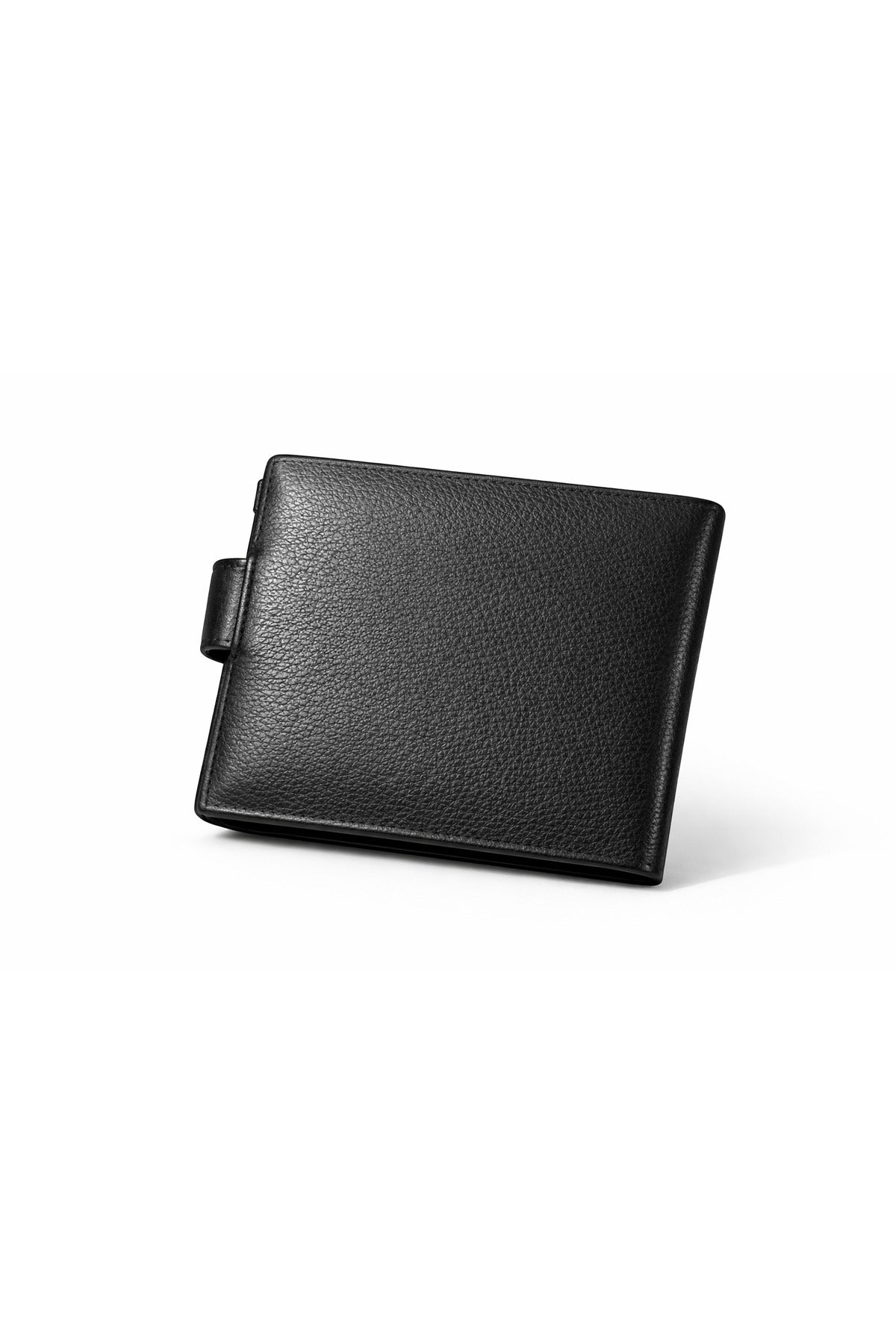100% Men’s Genuine Leather Wallet with Button Closure | Multi-Card Holder with ID Window Secondary image