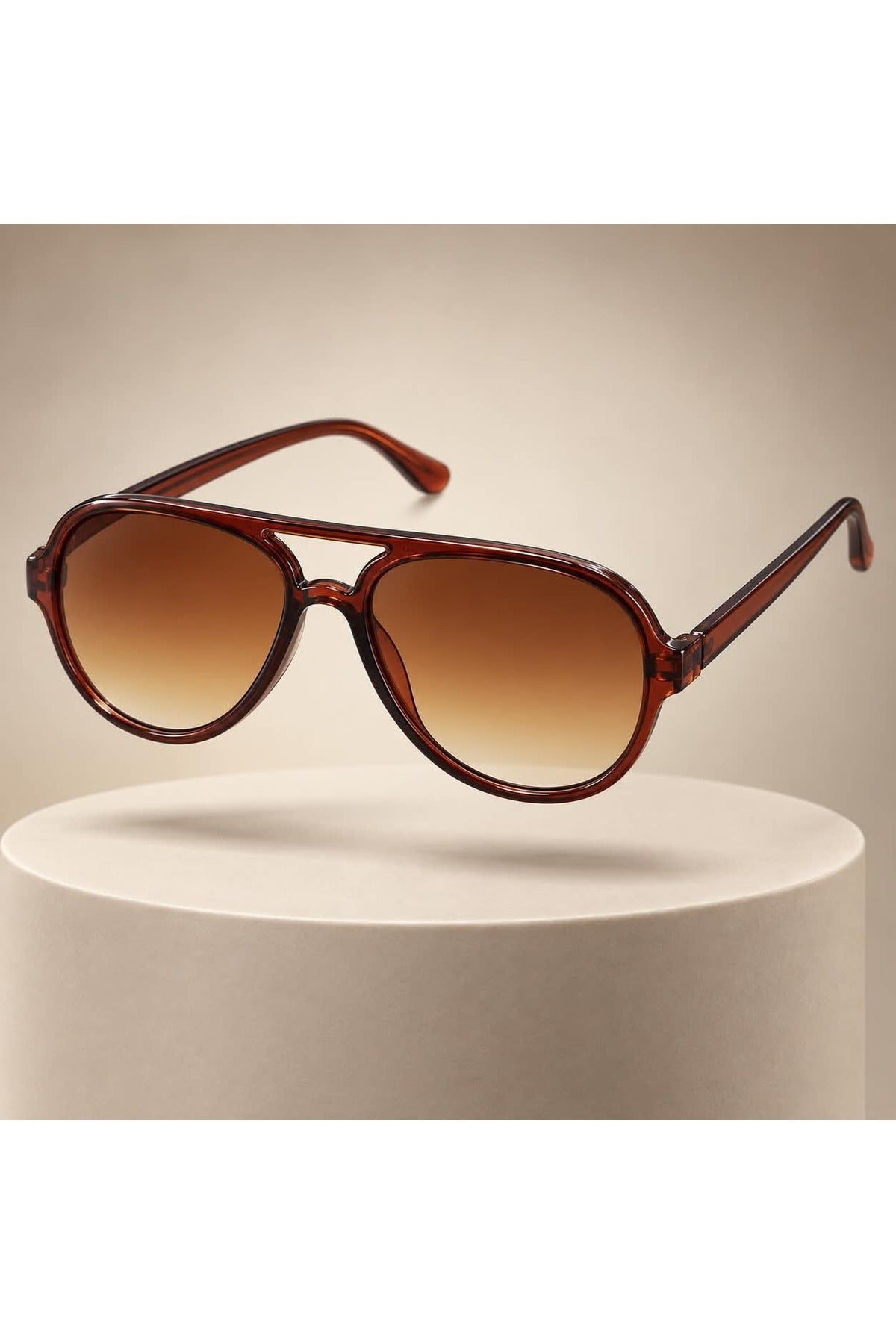 NWF-SUNGLS-LSG-9213 Transparent Brown Amber Gradient 3
