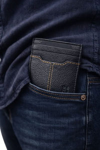 Slim Genuine Leather Card Holder Wallet for Men – Luxury Minimalist Holder