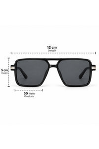 NWF-SUNGLS-LSG-7 Black Smoke Grey 2