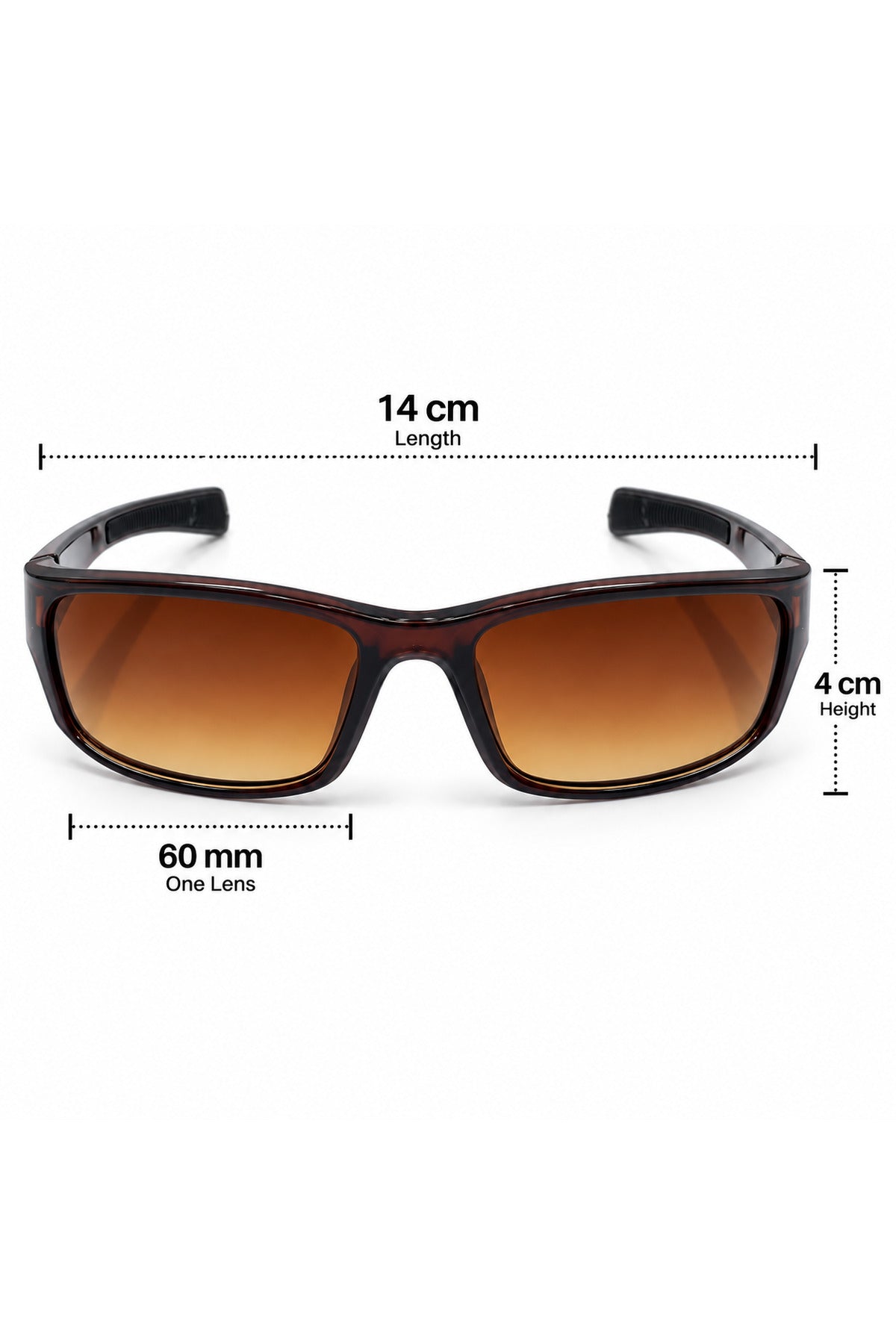 NWF-SUNGLS-LSG-12 Transparent Brown Amber 2