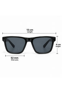 NWF-SUNGLS-LSG-13 Black Smoke Grey 2