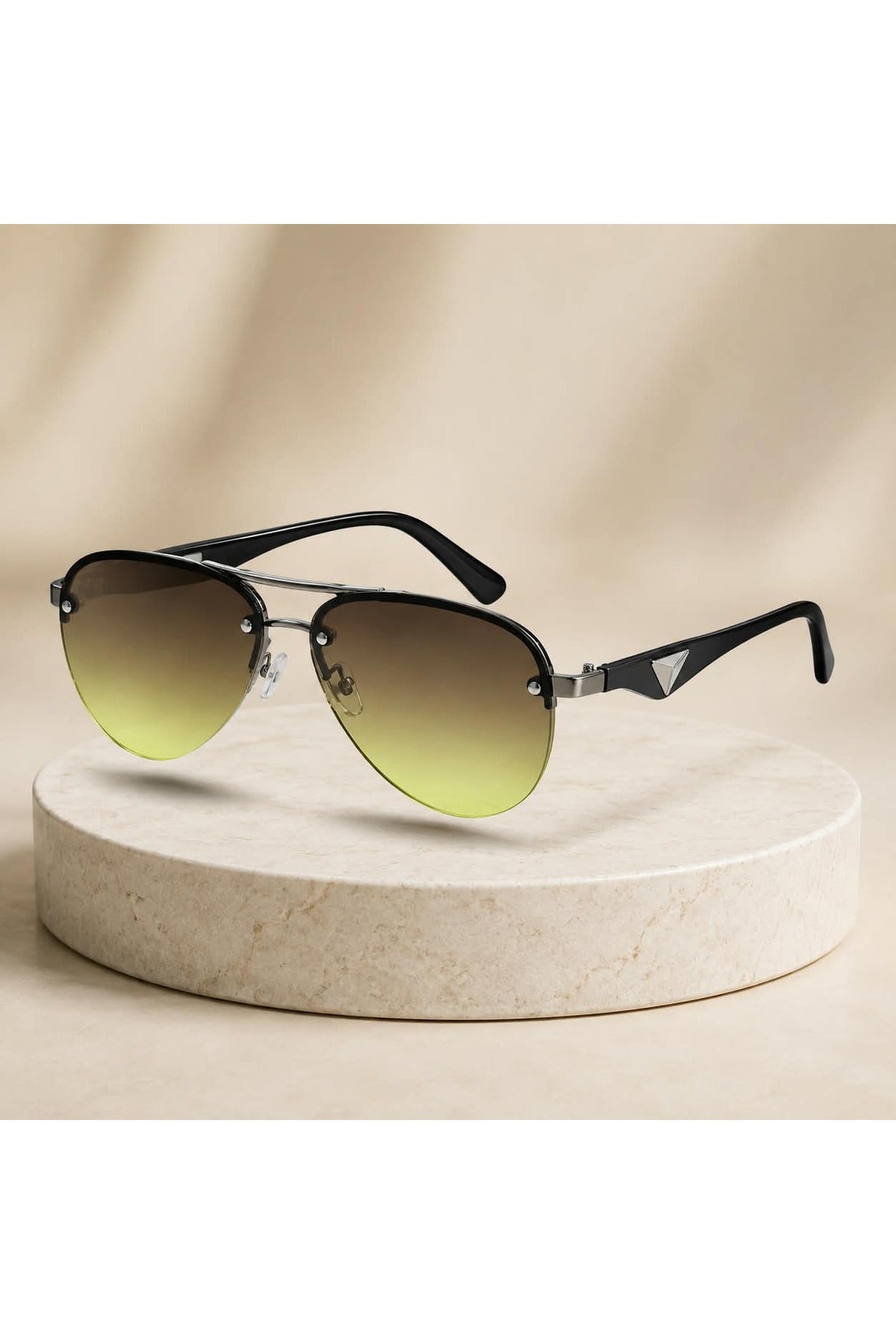 NWF-SUNGLS-LSG-4 Brown Lime Gradient 3