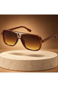 NWF-SUNGLS-LSG-41 Transparent Brown Amber Gradient 3