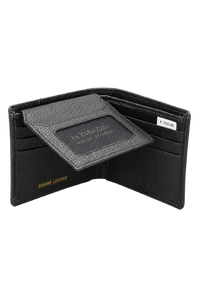 100% Genuine Leather Men’s Wallet – Premium Bifold with ID Window