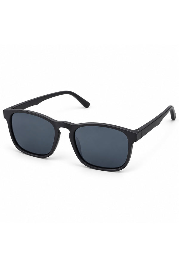 Premium Men’s Signature Rectangular Sunglasses – Sculpted Full-Rim Frame, Gradient Lenses & Refined Keyhole Bridge