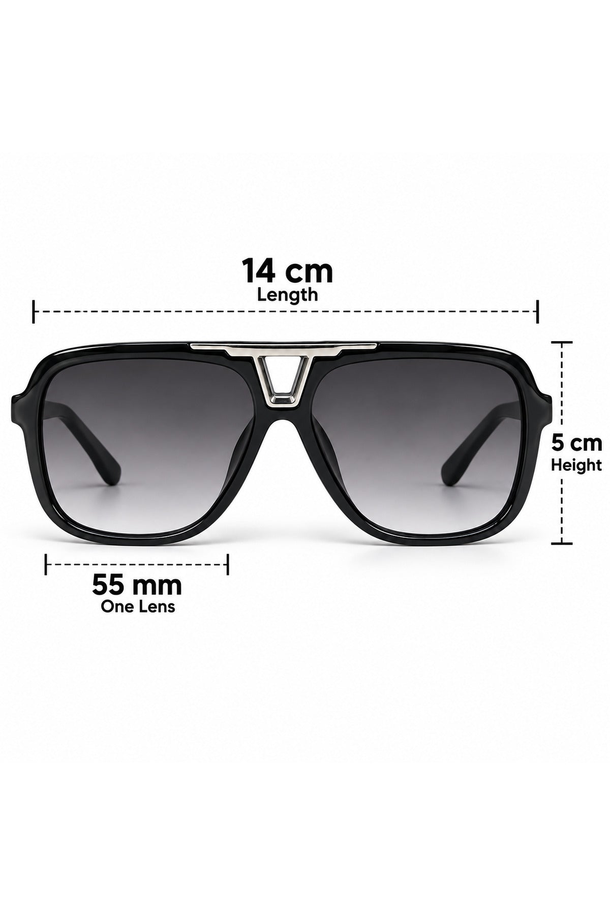 NWF-SUNGLS-LSG-45 Black Smoke Gradient 2