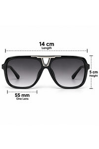 NWF-SUNGLS-LSG-45 Black Smoke Gradient 2