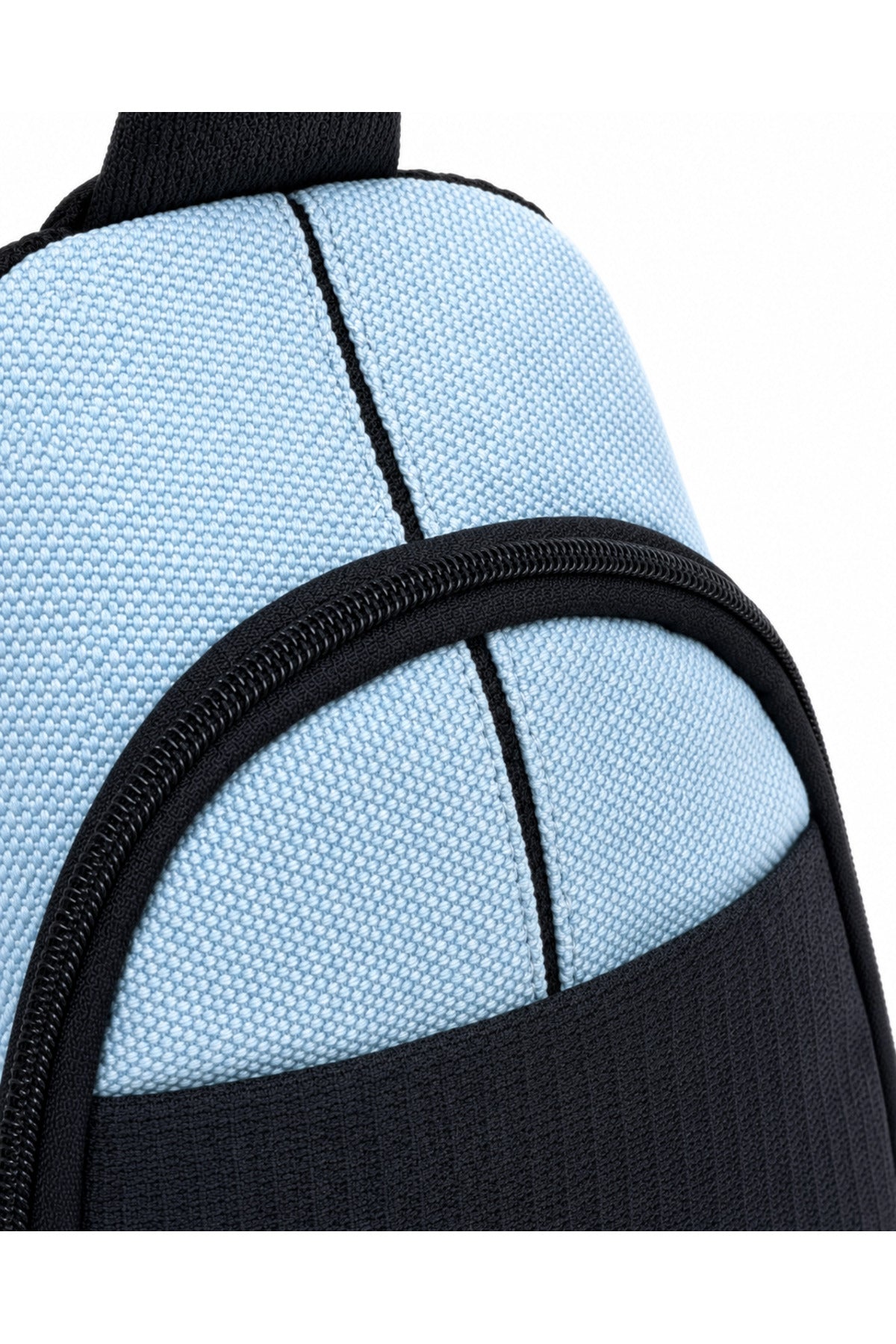light blue and black