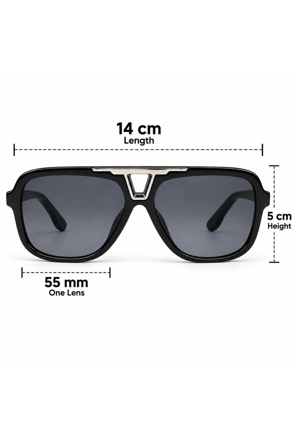 NWF-SUNGLS-LSG-45 Black Grey Gradient 2
