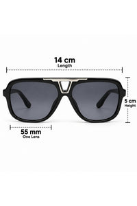 NWF-SUNGLS-LSG-45 Black Grey Gradient 2