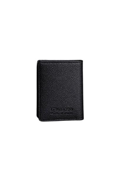 Genuine Leather Card Holder Wallet for Men – Slim Luxury Wallet, Black