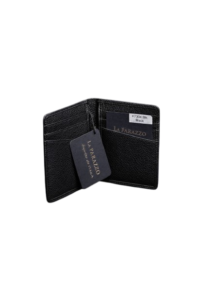 Genuine Leather Card Holder Wallet for Men – Slim Luxury Wallet, Black