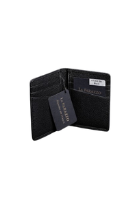 Genuine Leather Card Holder Wallet for Men – Slim Luxury Wallet, Black