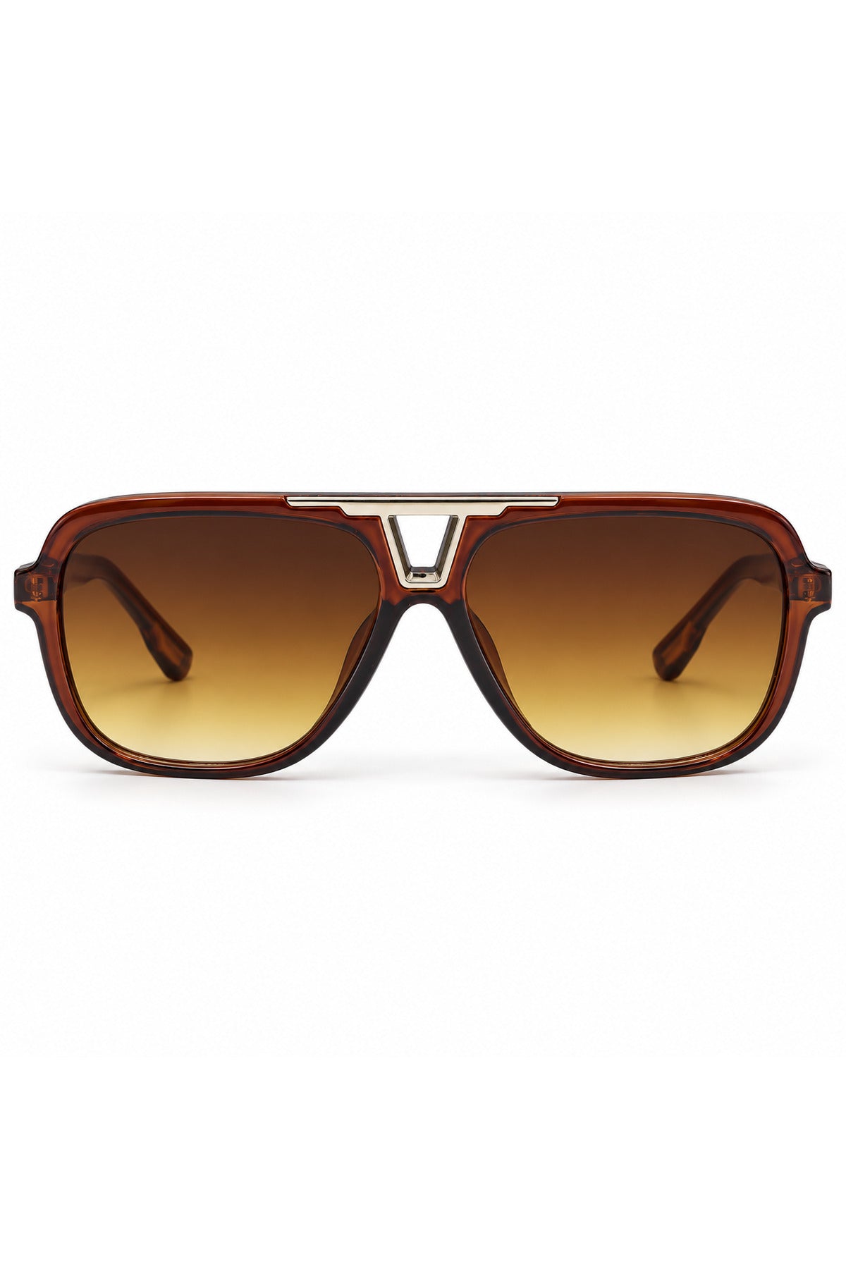 NWF-SUNGLS-LSG-45 Transparent Brown Amber Gradient 5