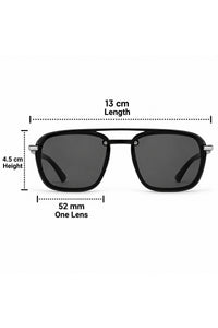 NWF-SUNGLS-LSG-32 Black Smoke Grey 2