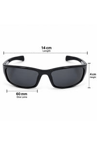NWF-SUNGLS-LSG-12 Black Smoke Grey 2