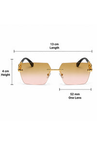 NWF-SUNGLS-B0-96499 Champagne Rose Gradient 2