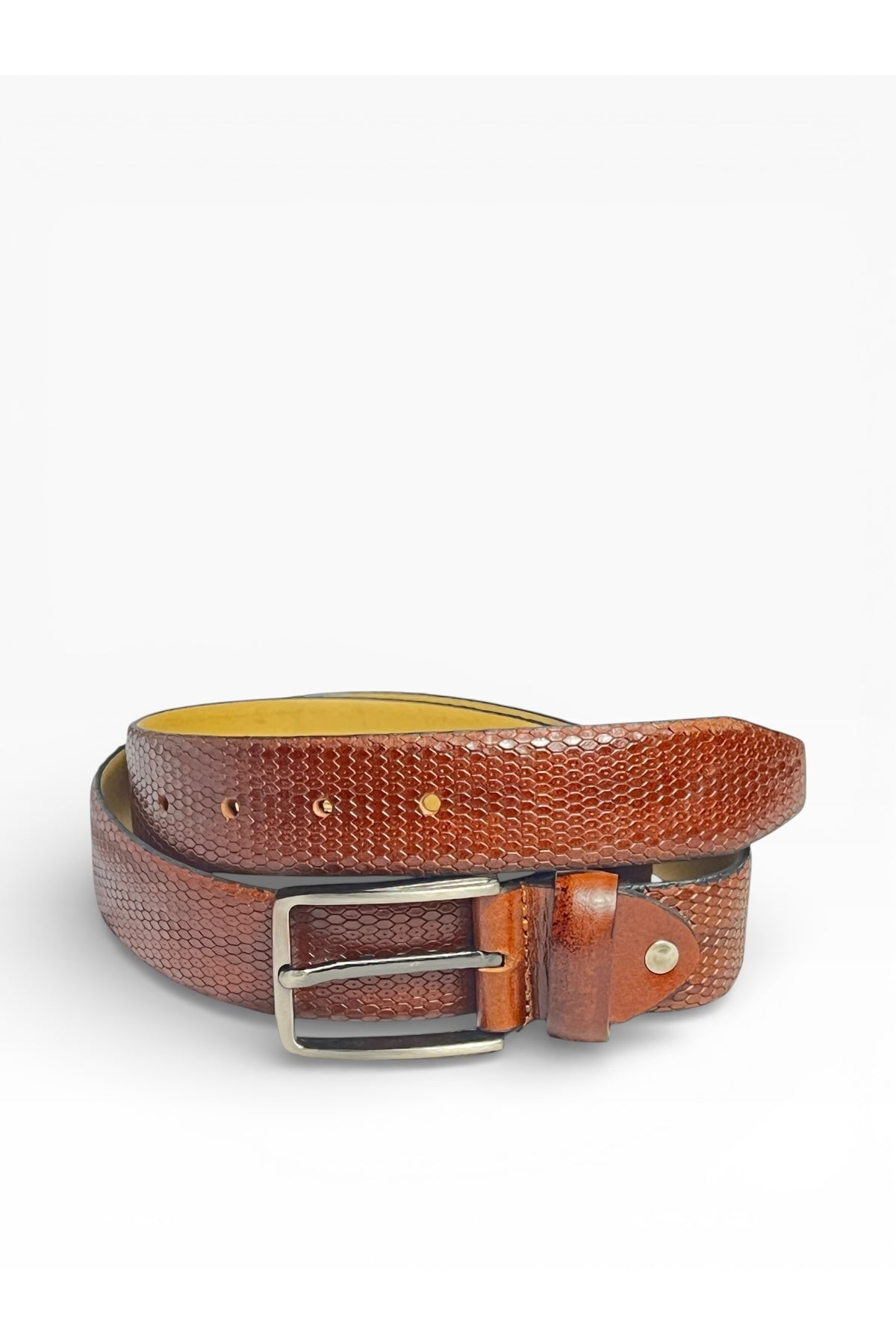 Men’s 35mm Genuine Leather Formal Belt – Premium Textured Finish, Office Wear Secondary image