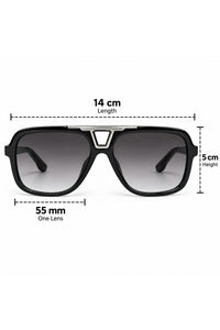 NWF-SUNGLS-LSG-41 Black Smoke Grey Gradient 2