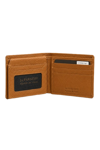100% Genuine Leather Men’s Wallet – Premium Bifold with ID Window