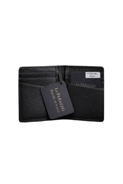 Genuine Leather Card Holder Wallet for Men – Slim Luxury Wallet, Black