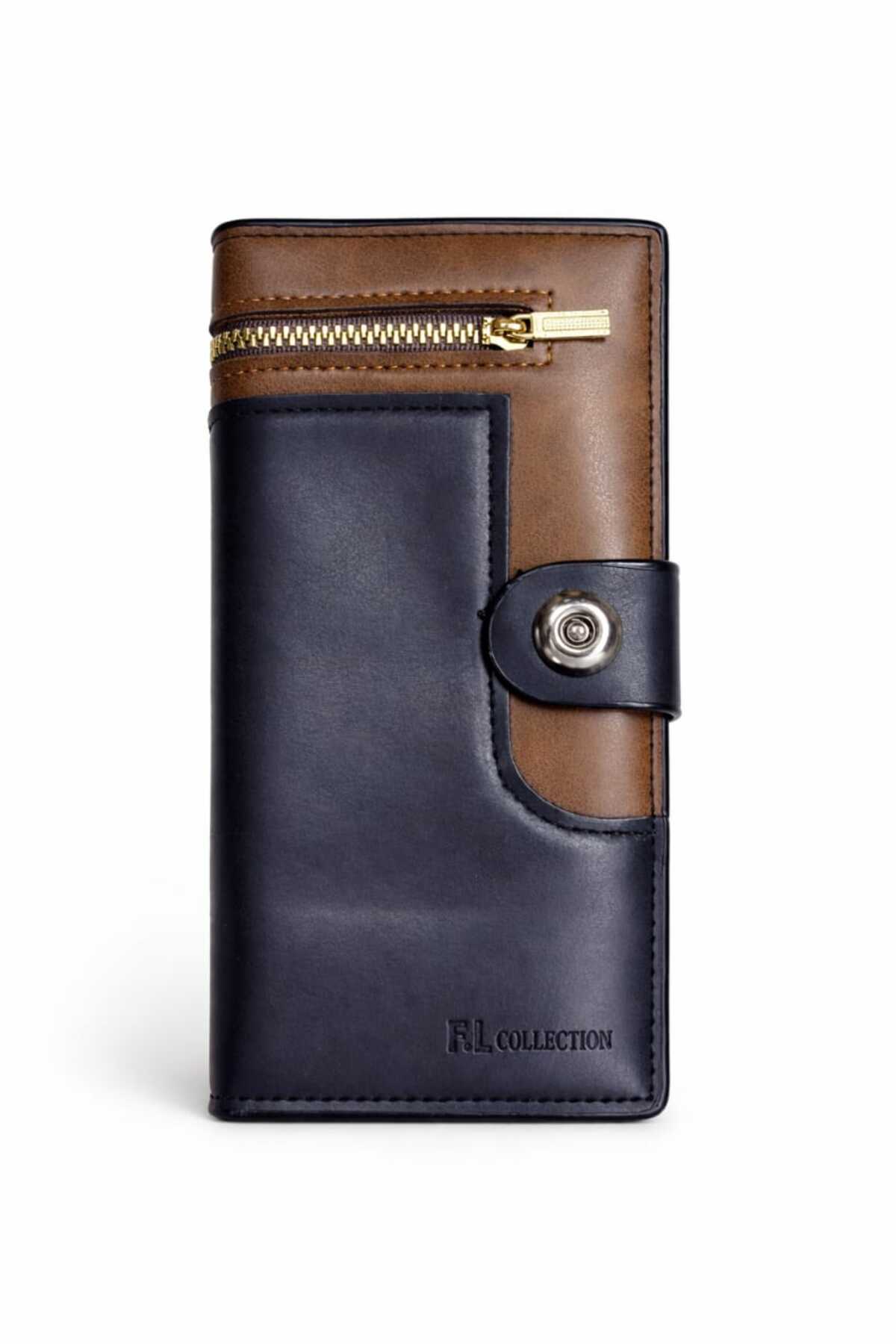 Premium Long Wallet with Sleek Minimal Design and Multi-Compartment Storage Secondary image