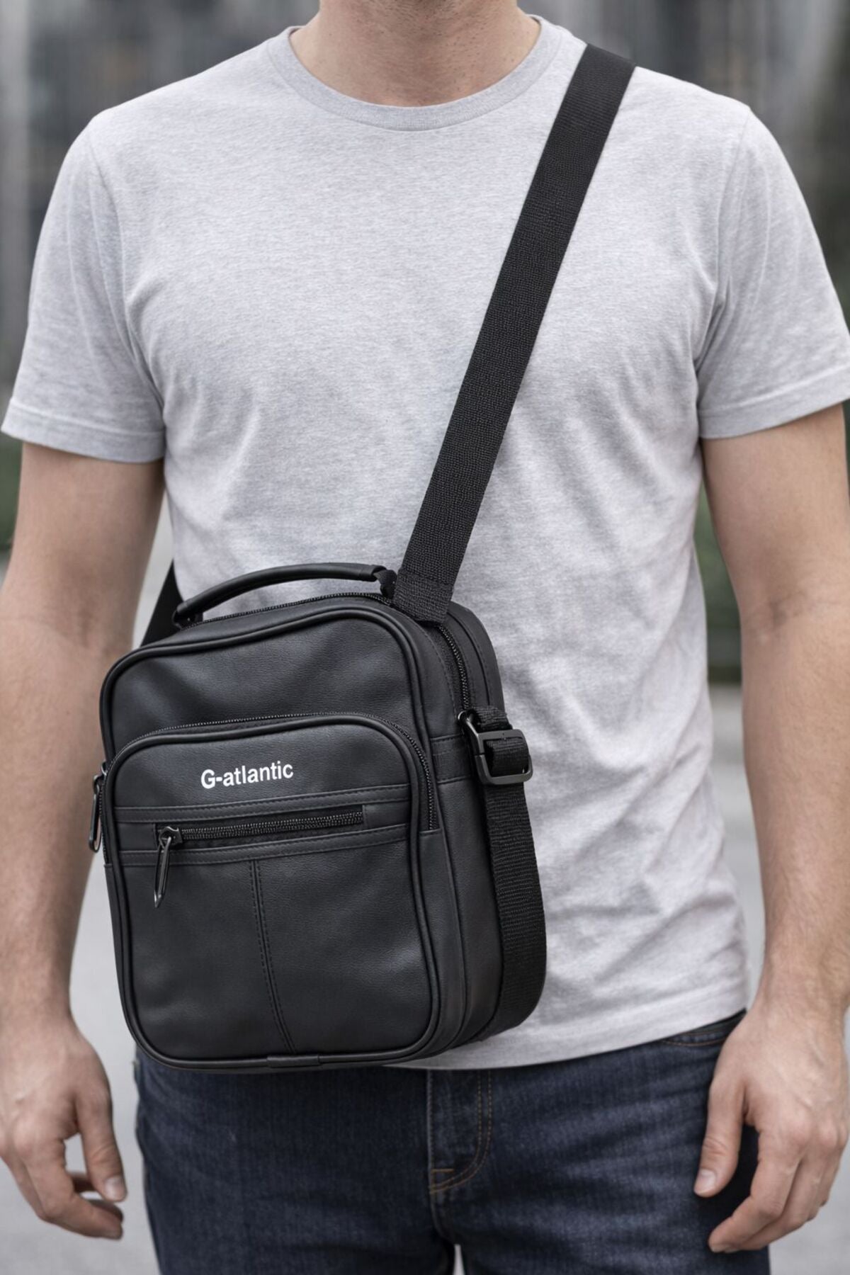Men’s Crossbody Bag | Sling Shoulder Bag for Daily Use, Travel & Office with Adjustable Strap Secondary image