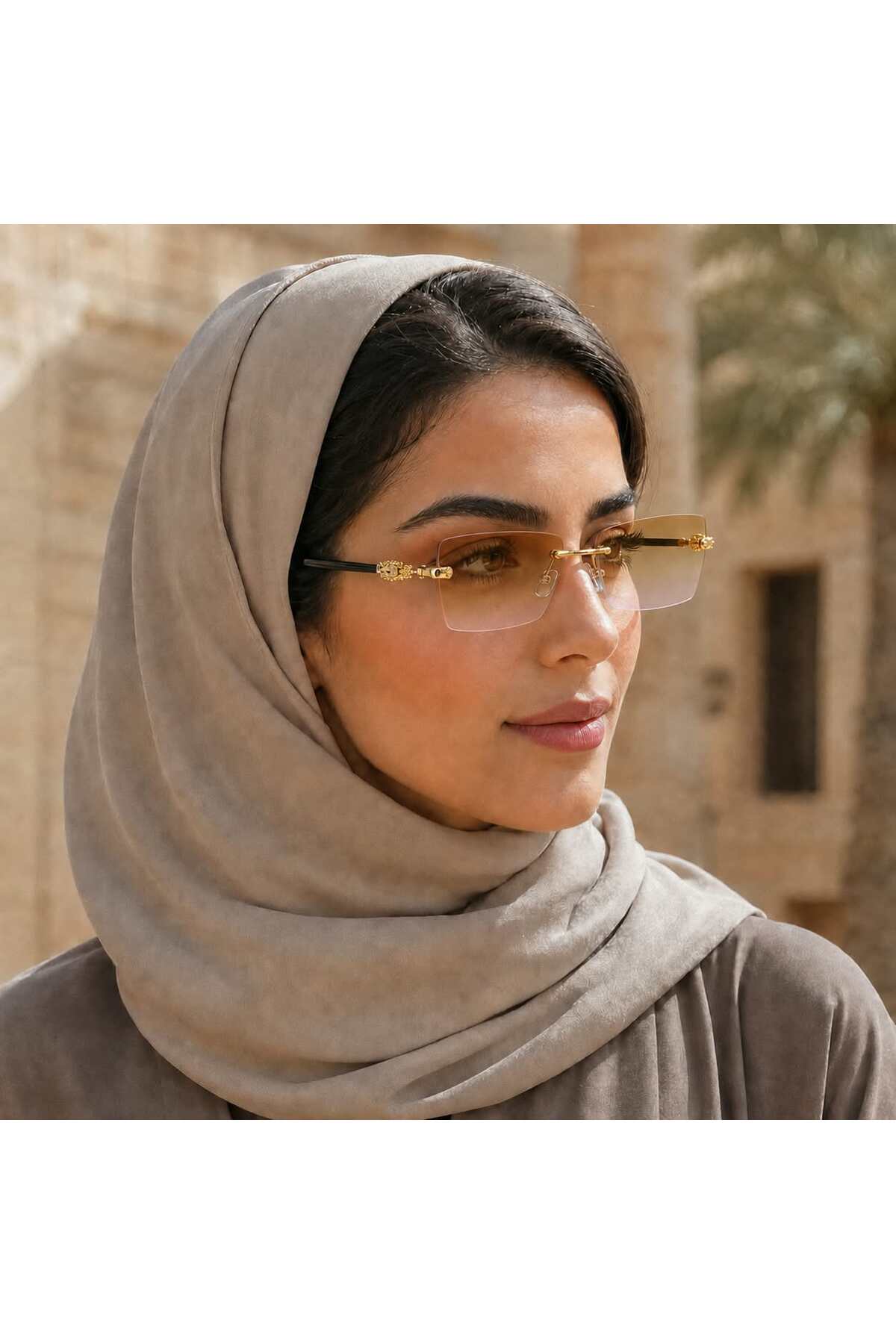 NWF-SUNGLS-B0-96499 Champagne Rose Gradient 4