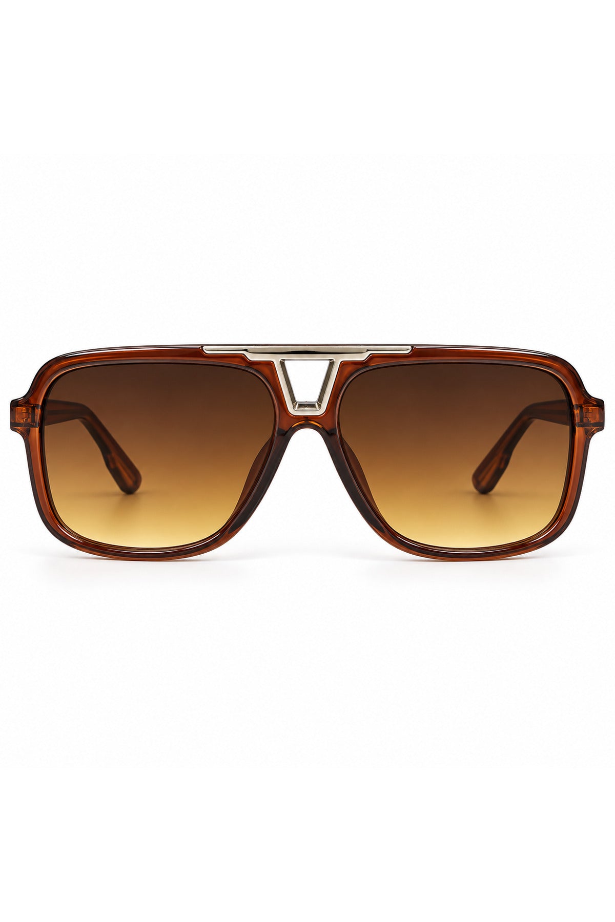 NWF-SUNGLS-LSG-41 Transparent Brown Amber Gradient 5