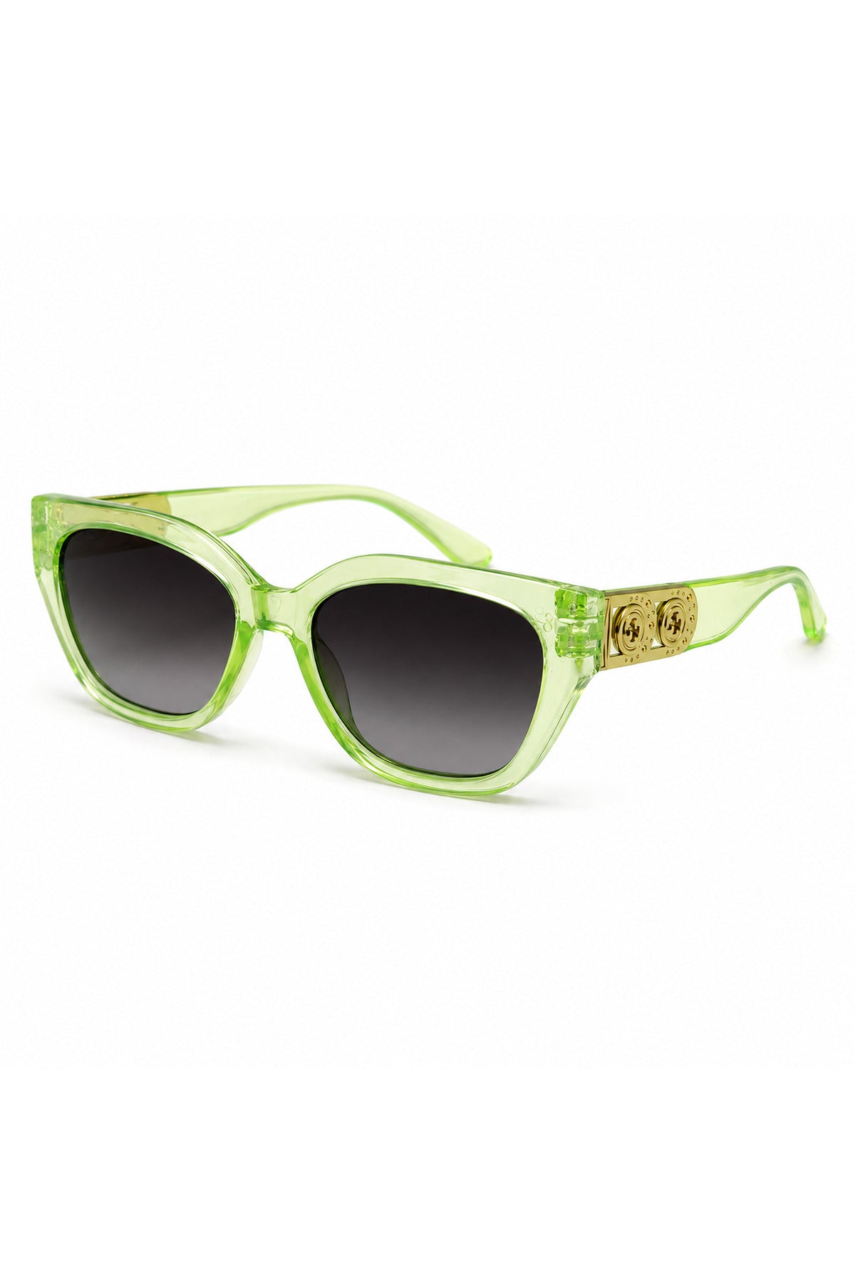 NWF-SUNGLS-820803 Transparent Lime Green 1