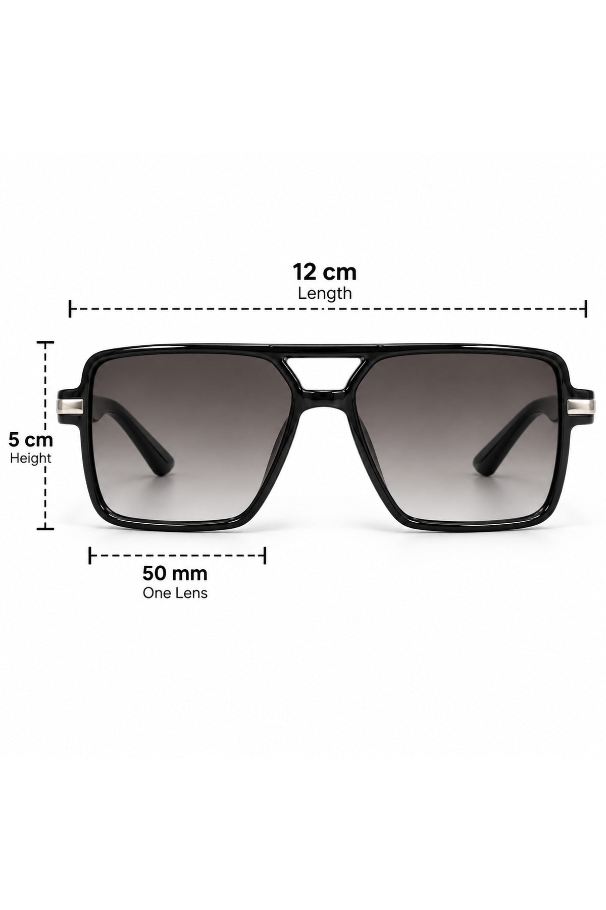NWF-SUNGLS-LSG-7 Black Brown Grey Gradient 2