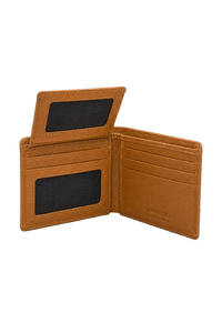 100% Genuine Leather Men’s Wallet – Premium Bifold with ID Window
