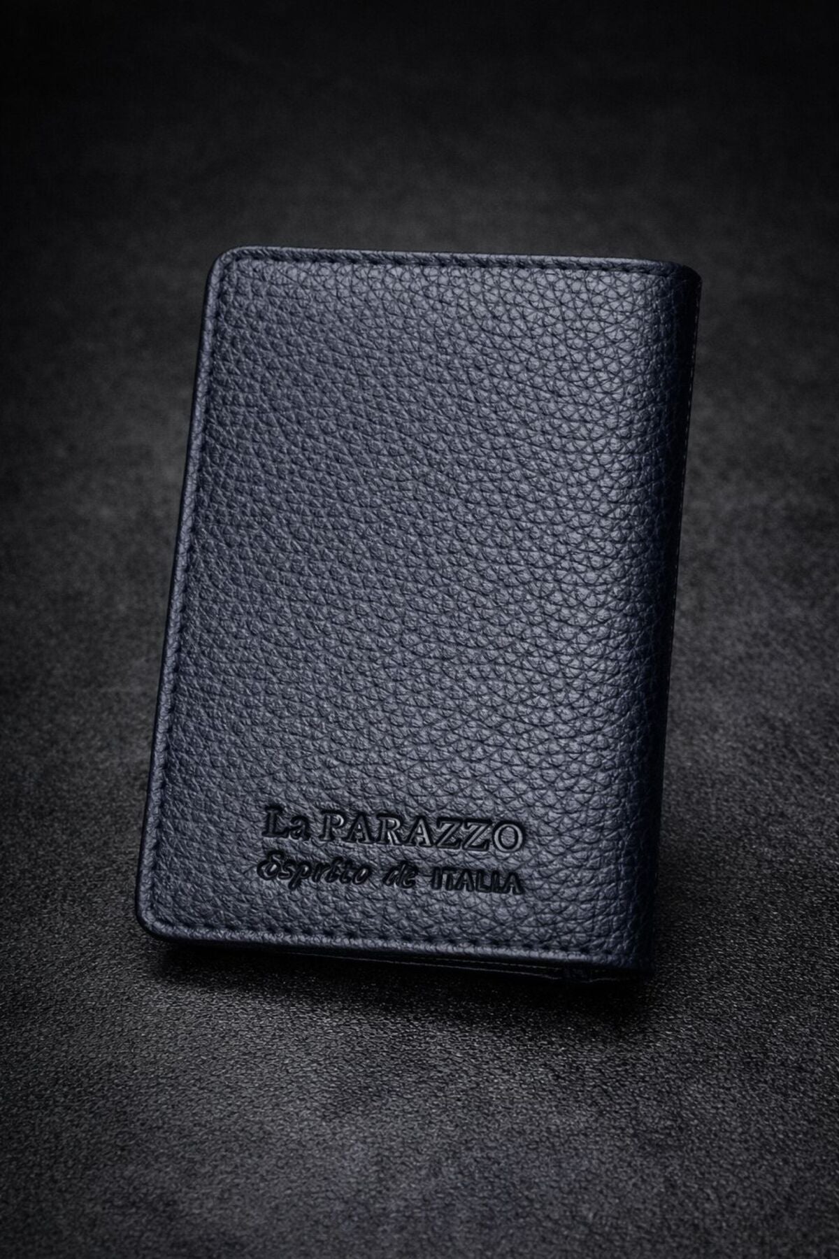 Genuine Leather Card Holder Wallet for Men – Slim Luxury Wallet, Black Secondary image