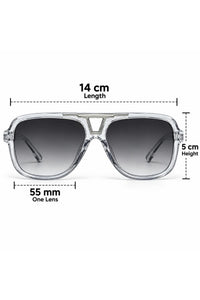 NWF-SUNGLS-LSG-45 Transparent Smoke Grey Gradient 2