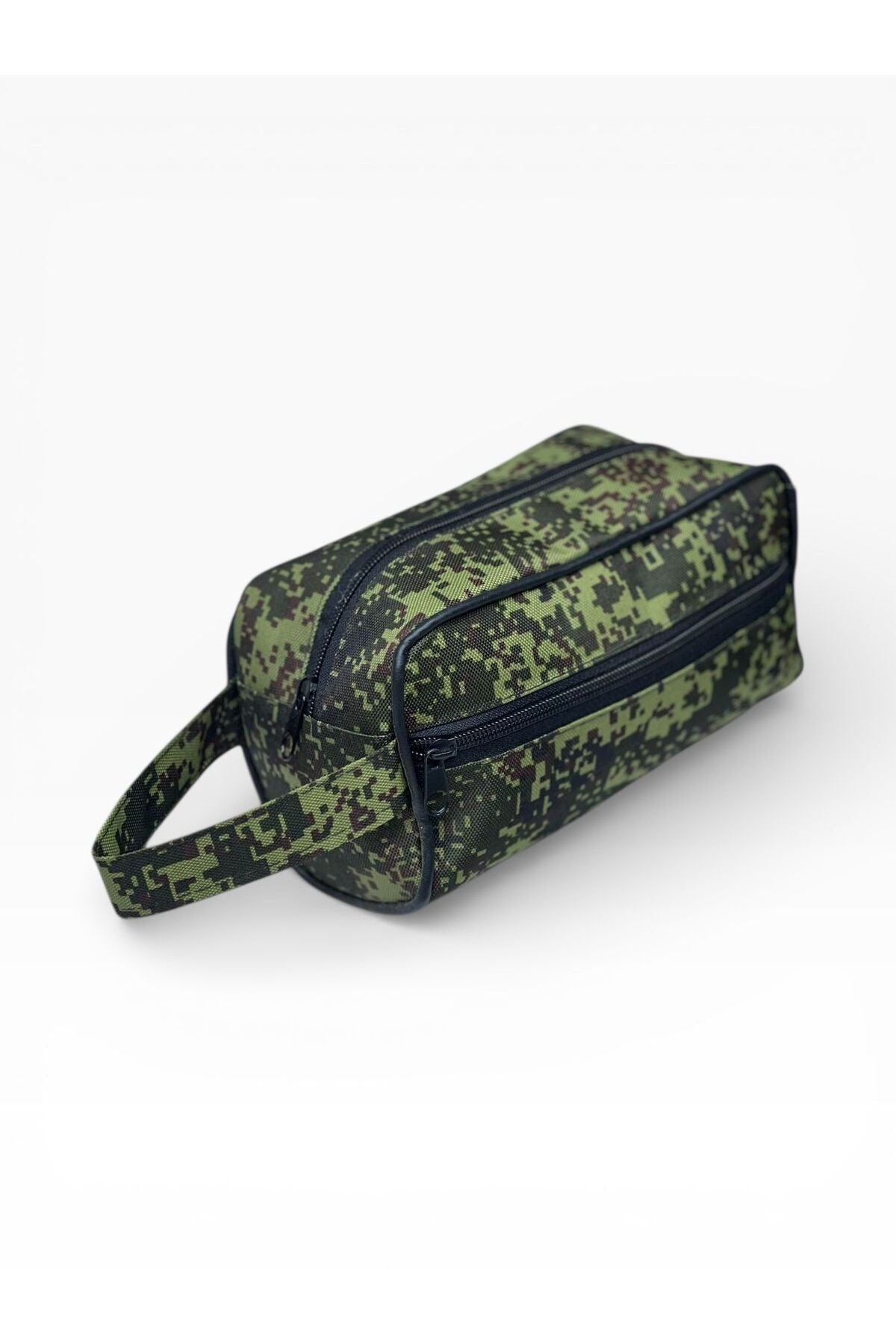 Men’s Handbag - Mens Camouflage Travel Utility Pouch with Handle - Toiletry Bag Secondary image