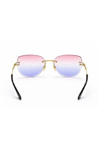 Pink & Blue - Sunset Pink