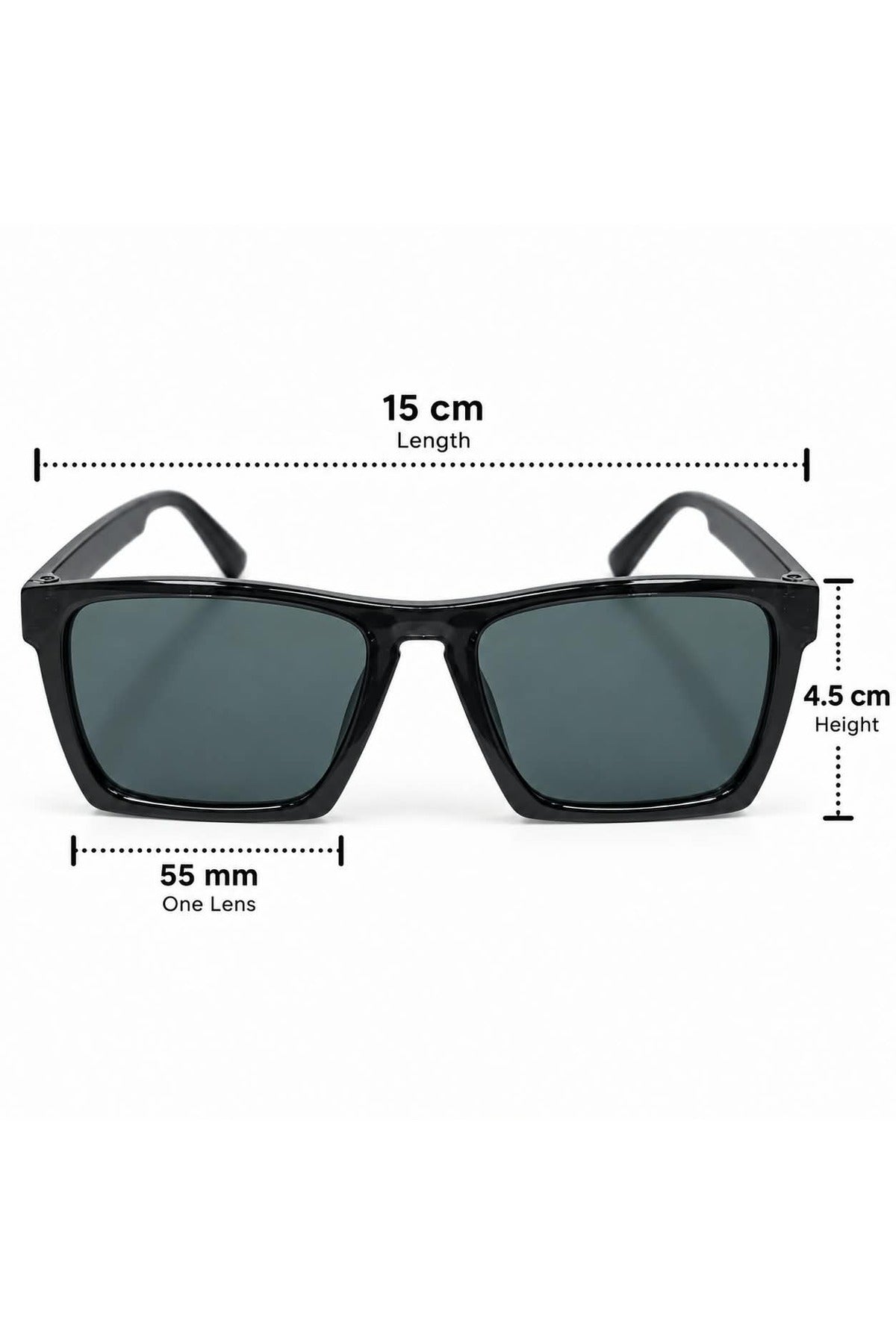 NWF-SUNGLS-LSG-36 Black Smoke Grey 2