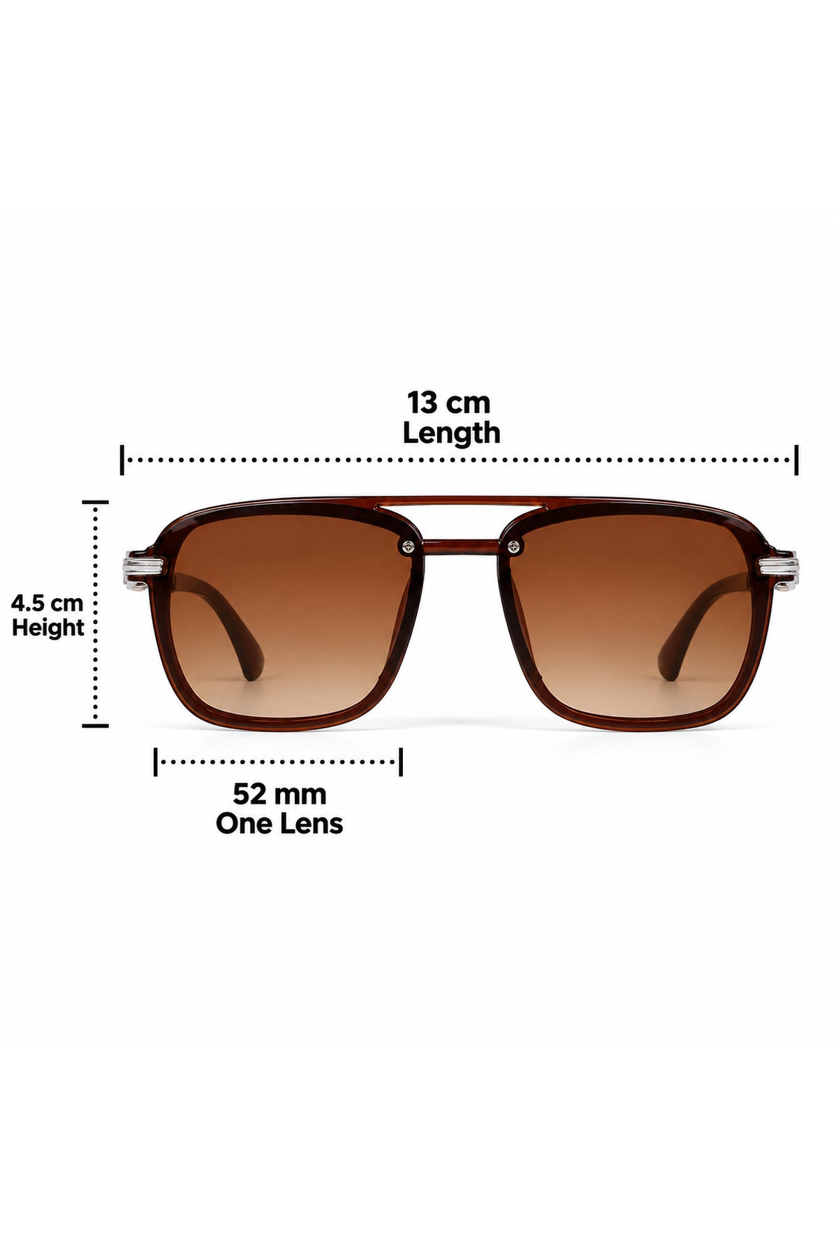 NWF-SUNGLS-LSG-32 Tortoiseshell Brown Gradient 2
