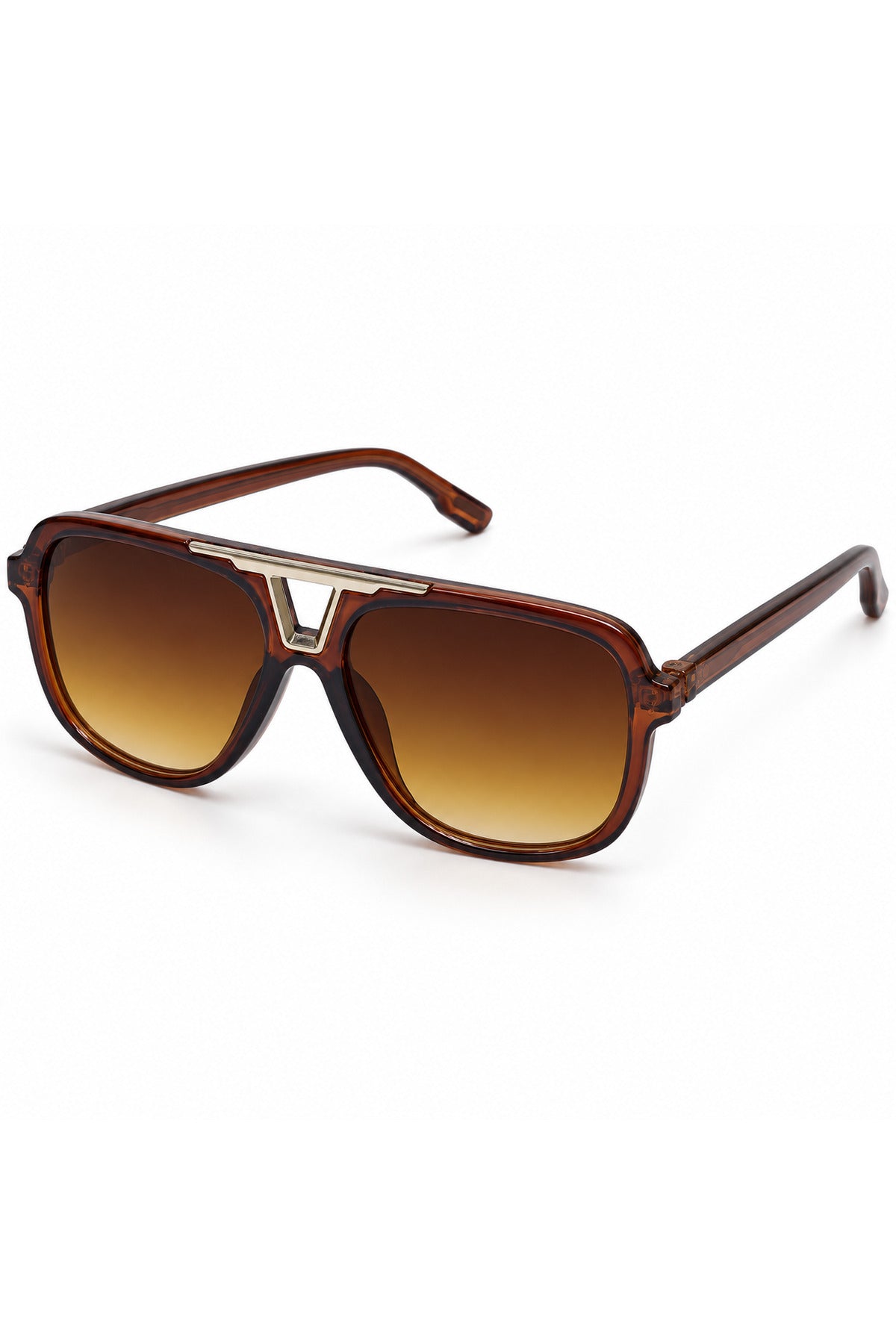 NWF-SUNGLS-LSG-45 Transparent Brown Amber Gradient 1