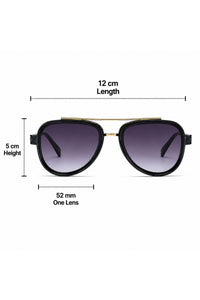 NWF-SUNGLS-LSG-28 Black Purple Gradient 2