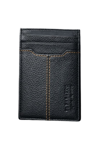 Slim Genuine Leather Card Holder Wallet for Men – Luxury Minimalist Holder