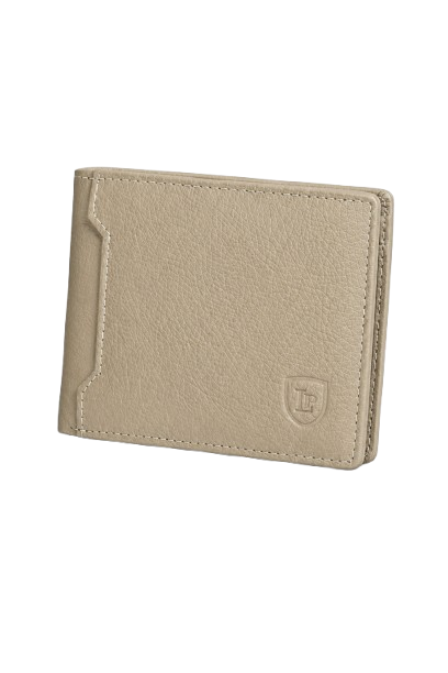100% Genuine Leather Men’s Wallet – Premium Bifold with ID Window