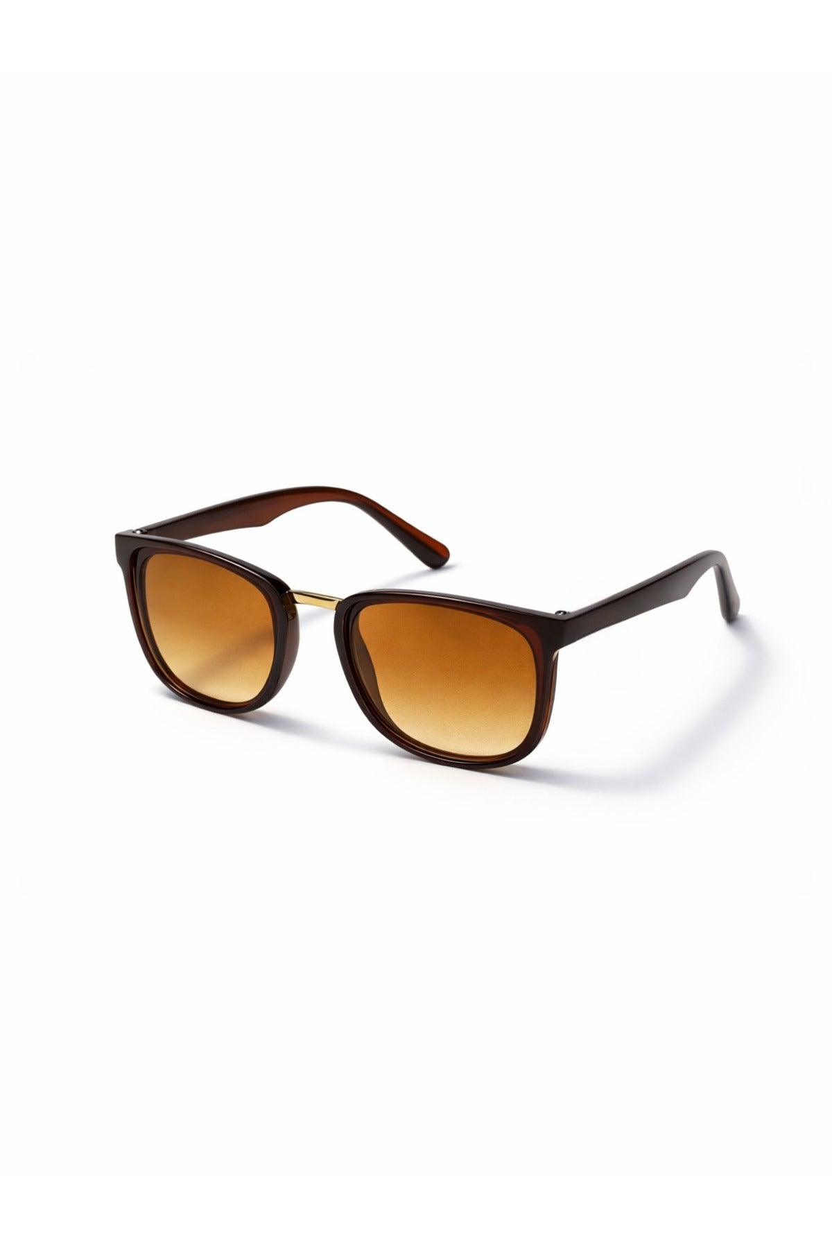 Premium Retro Half-Rim Sunglasses for Men | UV Protection | Lightweight Fashion Eyewear Secondary image