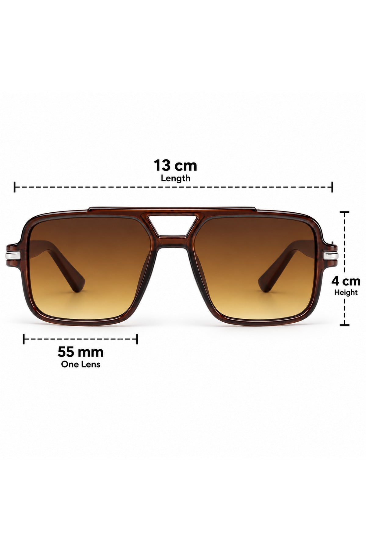 NWF-SUNGLS-LSG-6 Transparent Brown Amber Gradient 2